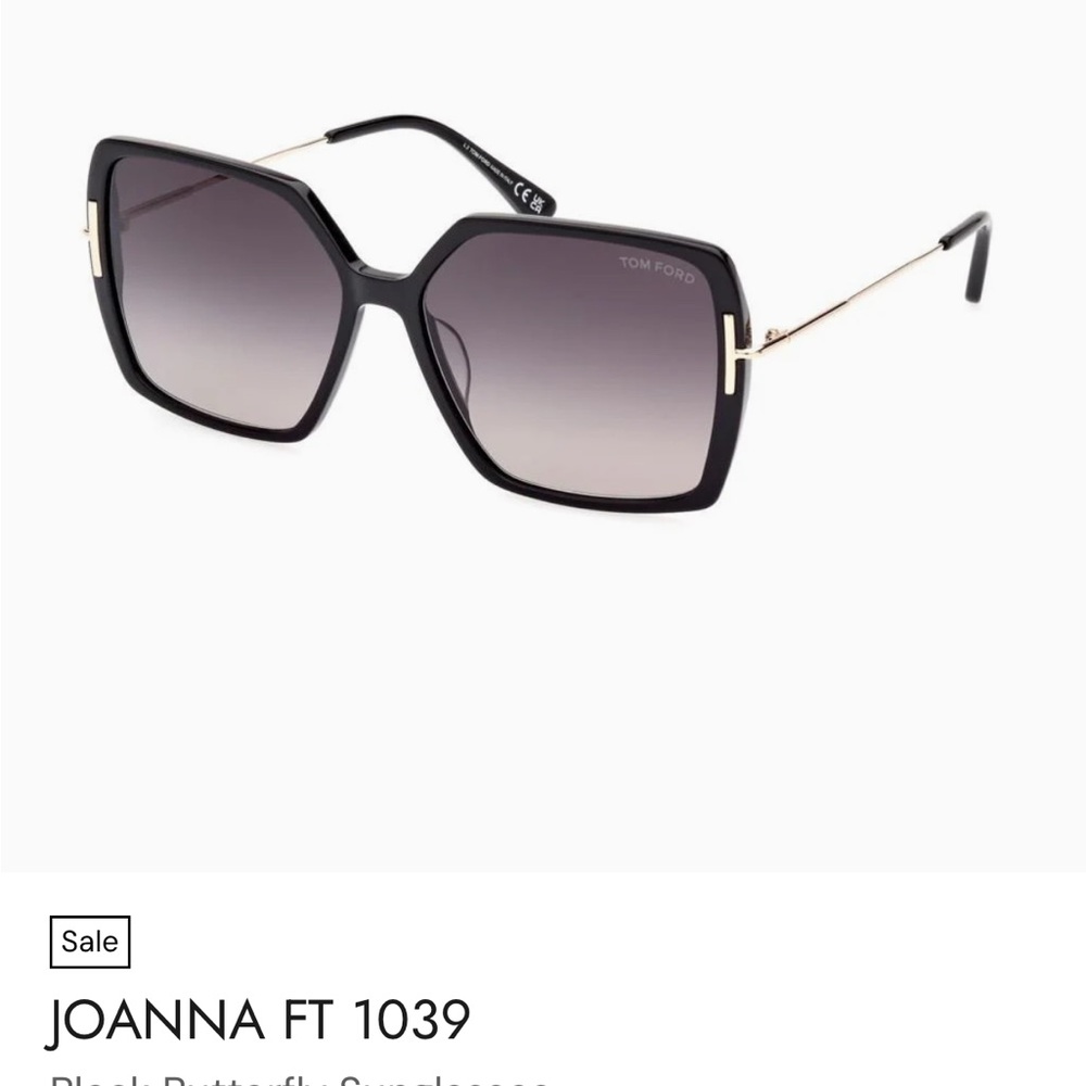 Tom Ford Tortoise Shell Square Sunglasses-Joanna FT1039